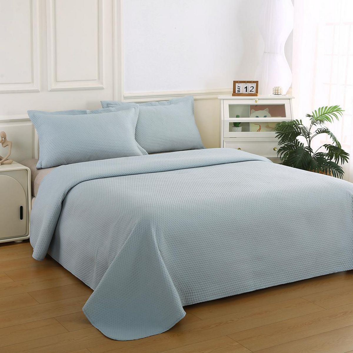 IDETEX - Quilt 2 plazas Atenas Gris