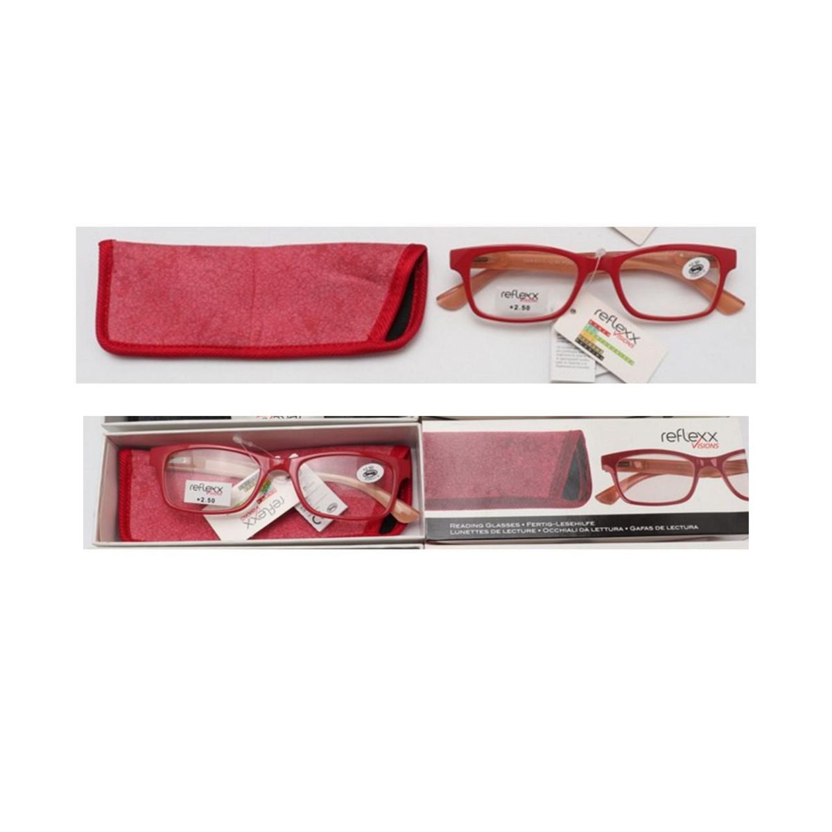 GENERICO - Anteojo optico Zia rojo 2.0