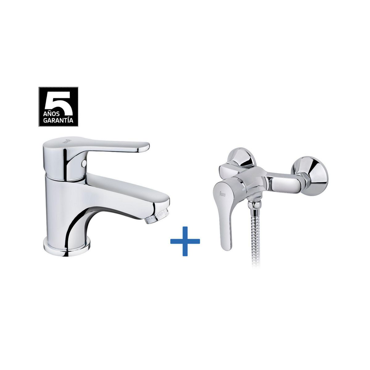 TEKA - Combo Grifo Inca Pro Plateado