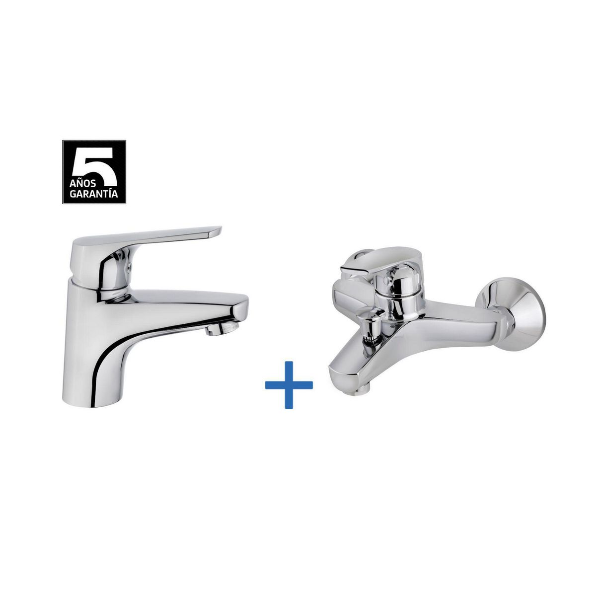 TEKA - Combo Grifo MT PLUS Plateado