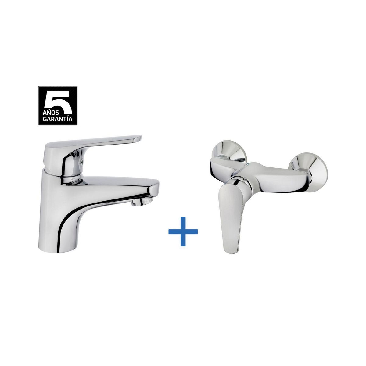 TEKA - Combo Grifo MT PLUS Plateado