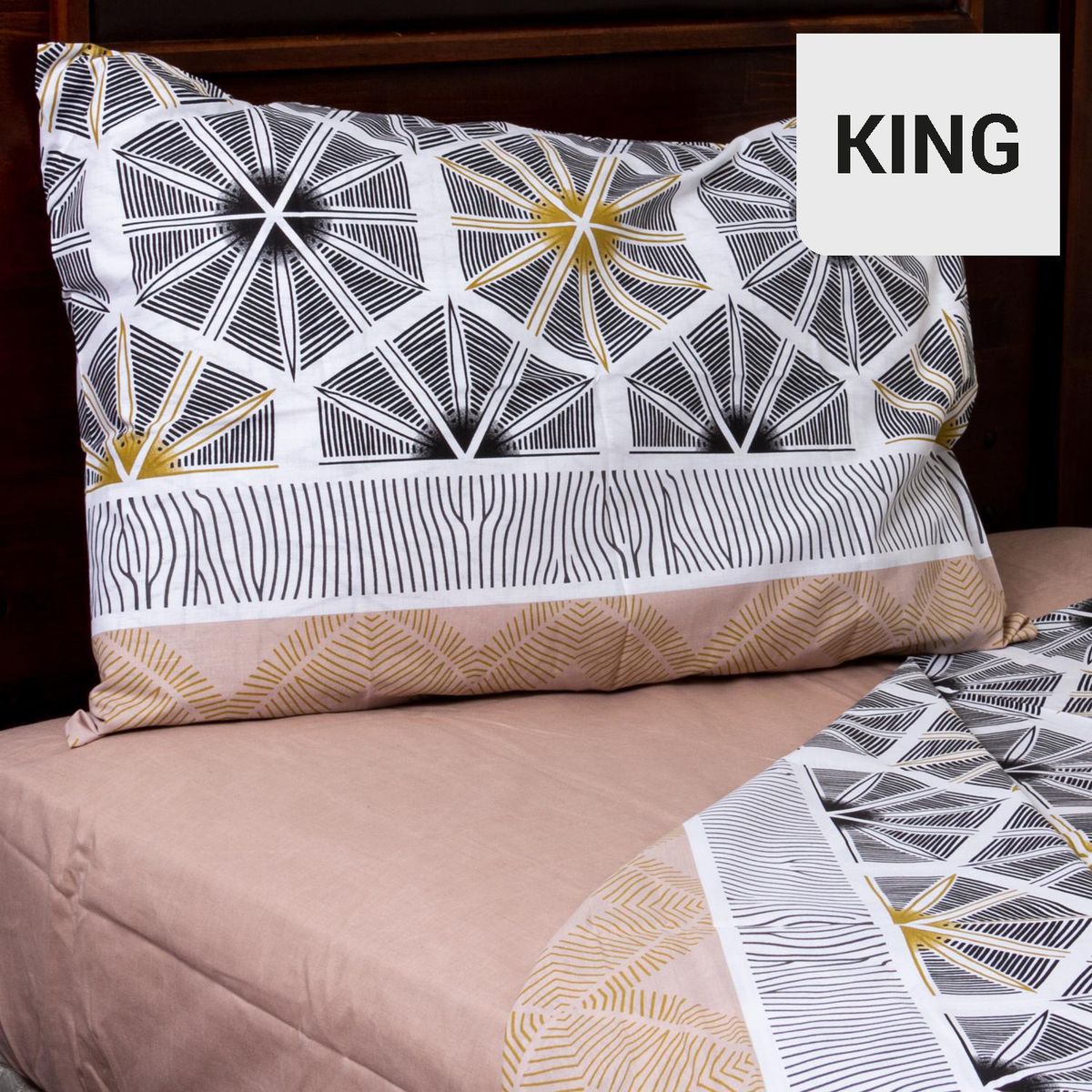 MASEL - Juego de Sábanas 144 Hilos Tie