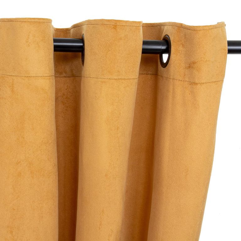 Cortina Felpa New Velvet 140x220 cm Mostaza