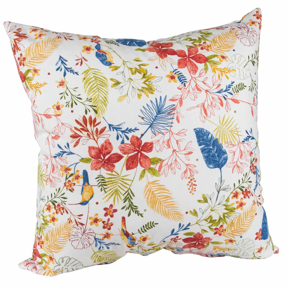 MASEL - Set de cojines Española estampada Azul 50x50 cm