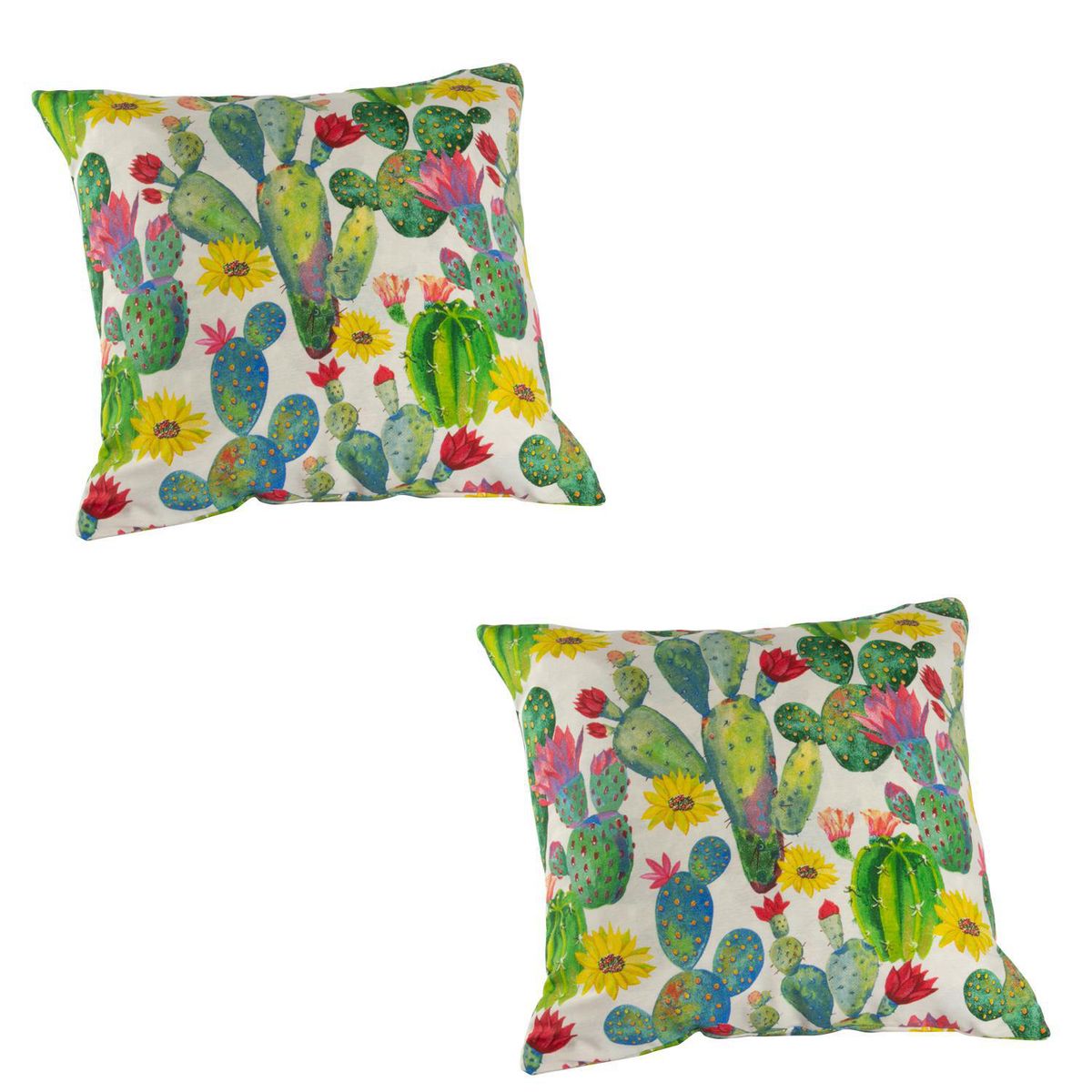 MASEL - Set de cojines Española estampada Colores 50x50 cm