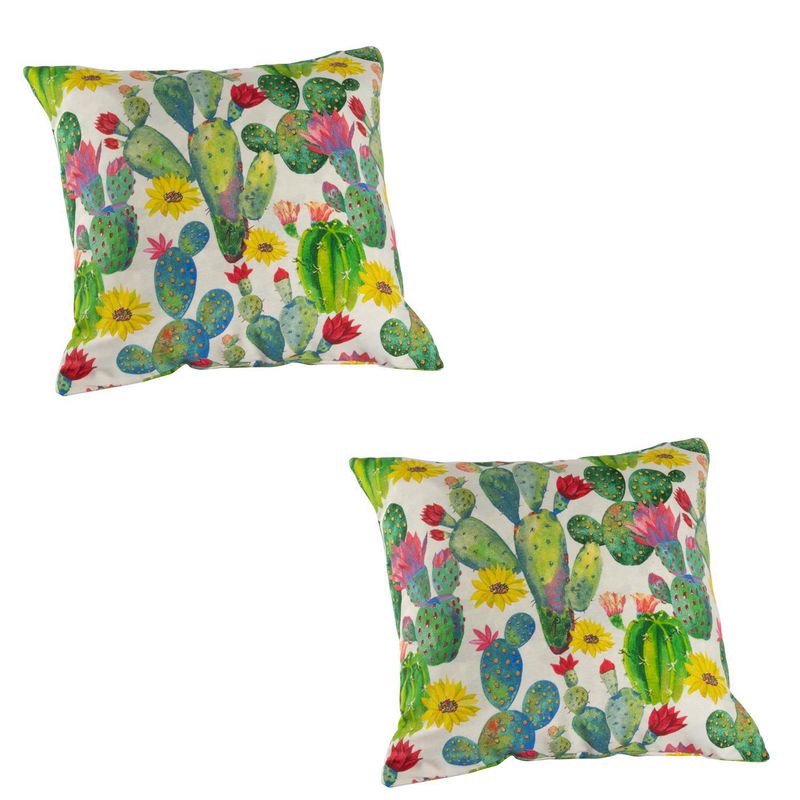 MASEL - Set de cojines Española estampada 50x50 cm Colores