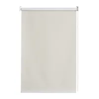 Cortina Roller Black Out Poliéster Beige
