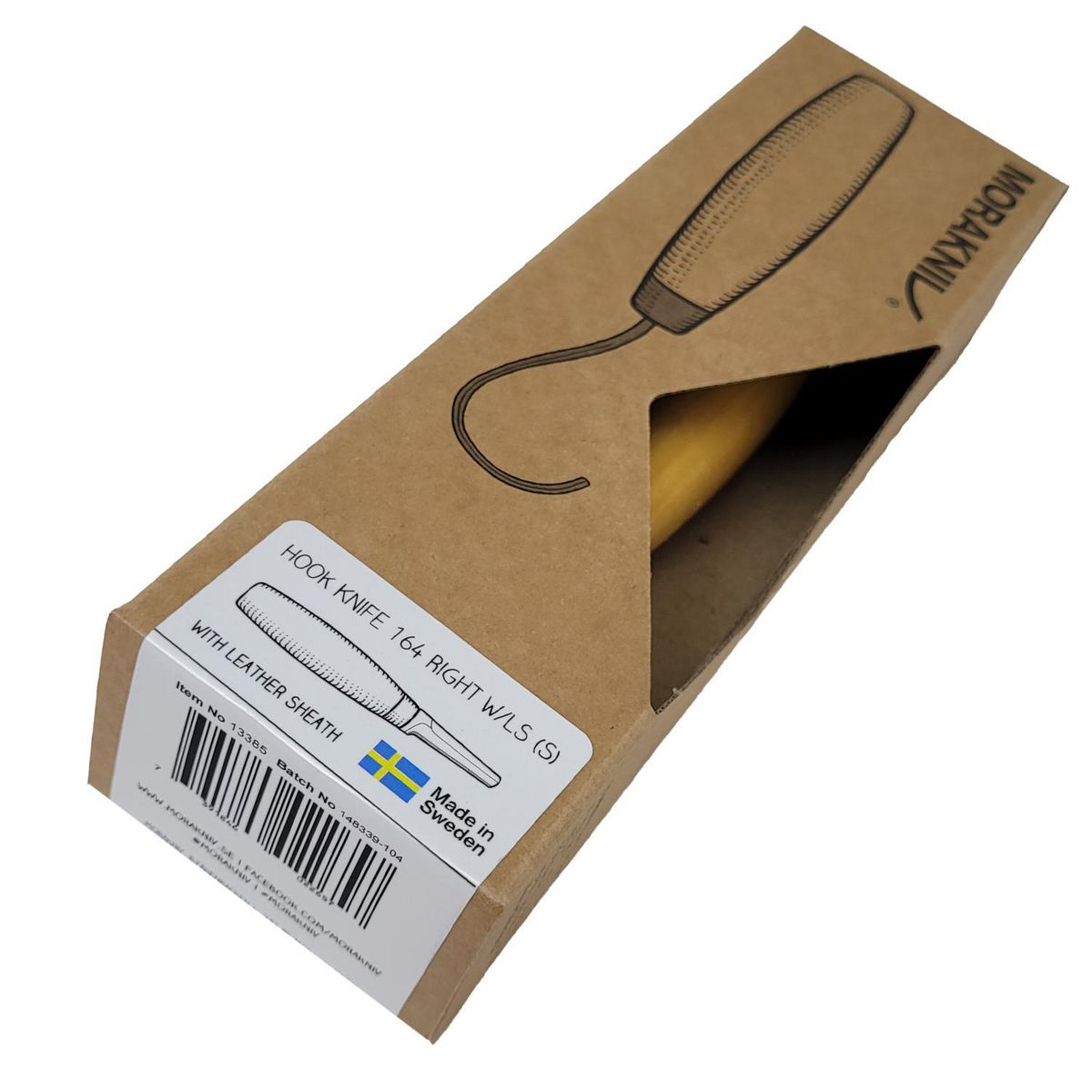 GENERICO - Cuchillo gancho hook knife con estuche de cuero