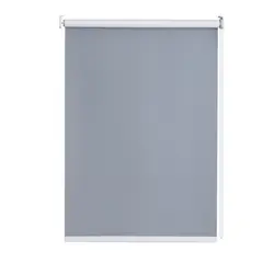 AURA - Cortina Roller Black Out Poliéster Gris