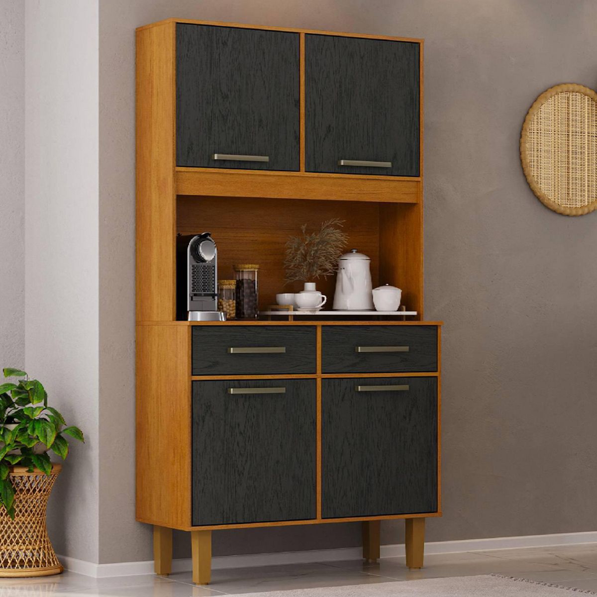 BE DESIGN - Mueble de Cocina Pop Plus Negro