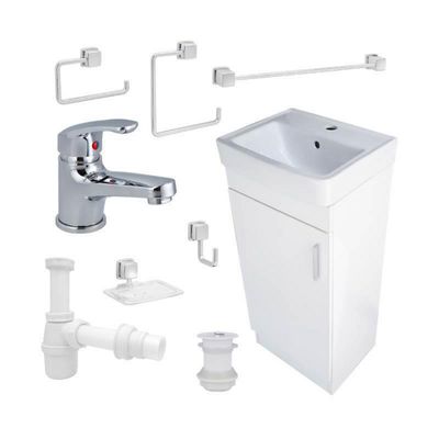 Imagen 2 del producto Mueble de Baño Claire Blanco 40x82x42 cm