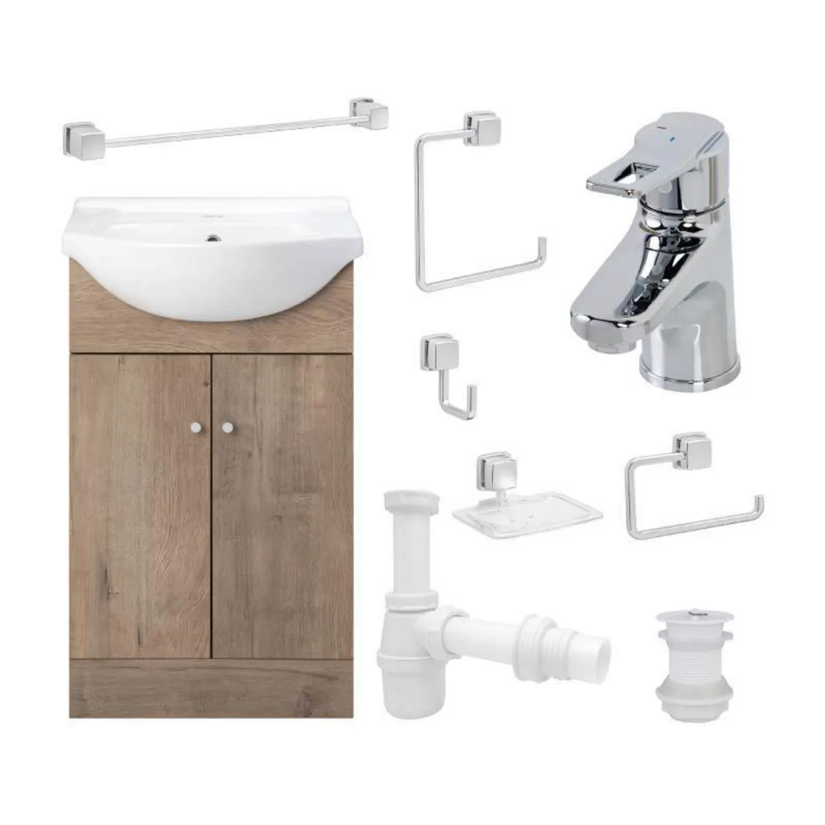 STRETTO - Mueble de Baño Marie Lenga 50x80x42 cm