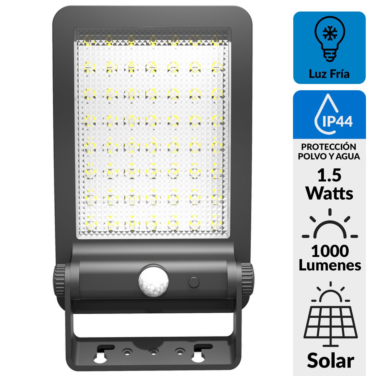 HALUX - Reflector Solar 1.5 W IP 44 500 lm Luz Fría