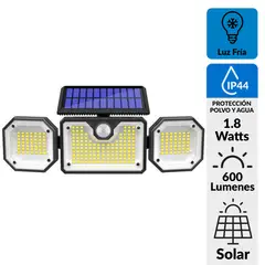 HALUX - Reflector Solar con Sensor 1.8 W IP 44 600 lm Luz Fría