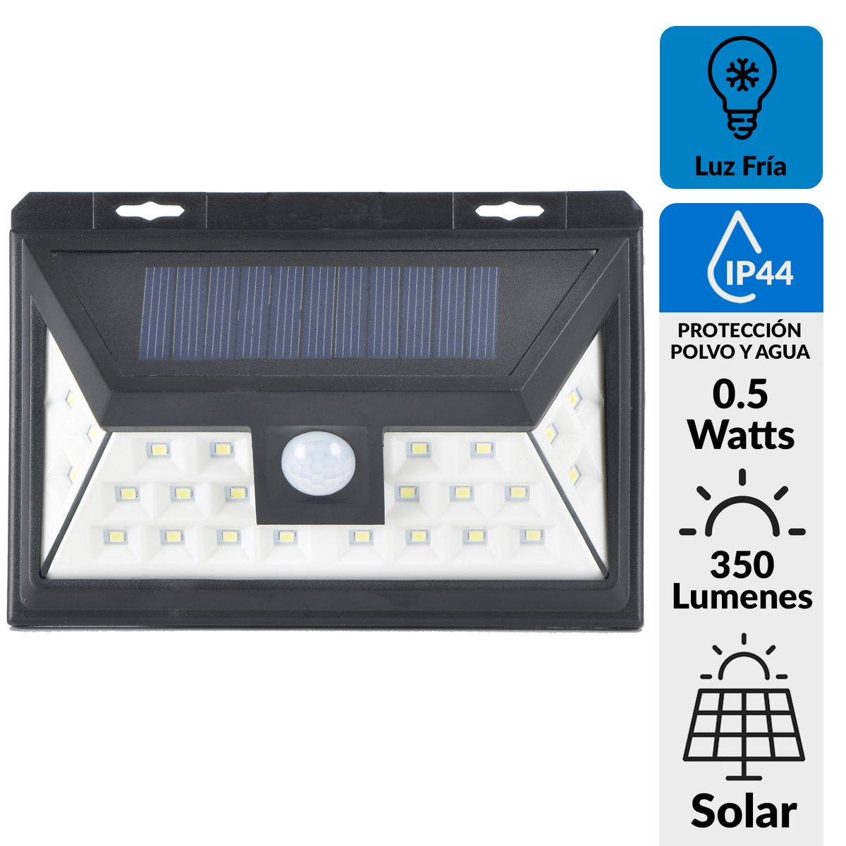 HALUX - Reflector Solar con Sensor 0.5 W IP 44 350 lm Luz Fría