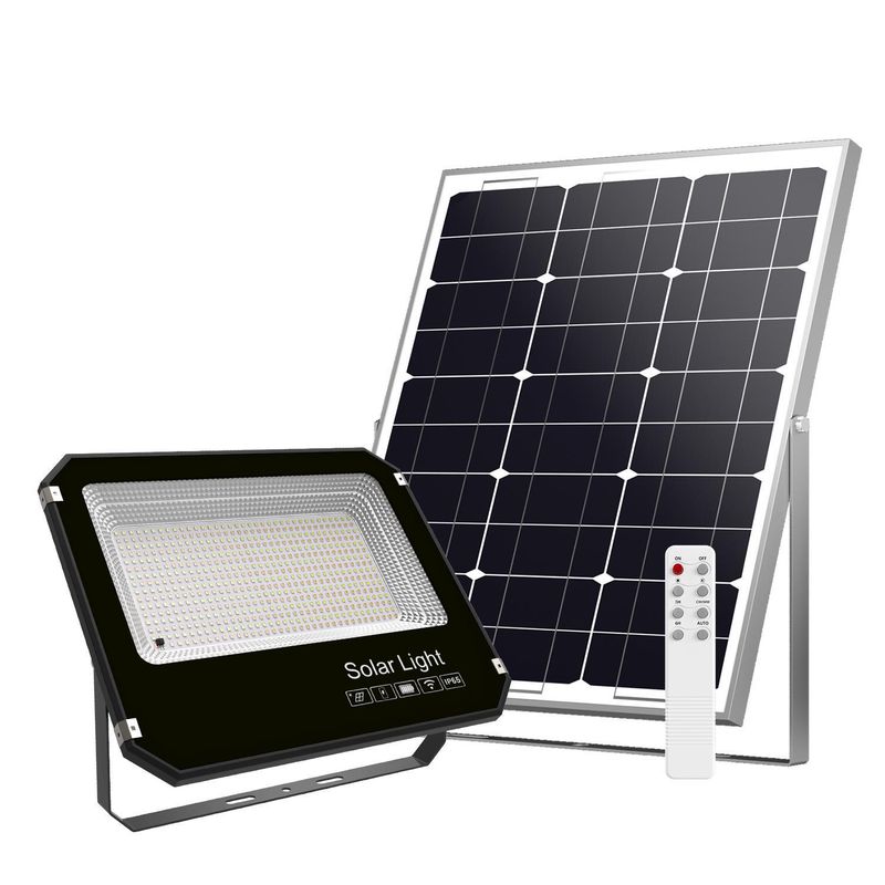 HALUX - Reflector Solar + Panel 25 W IP 65 2400 lm Luz Cálida o fría