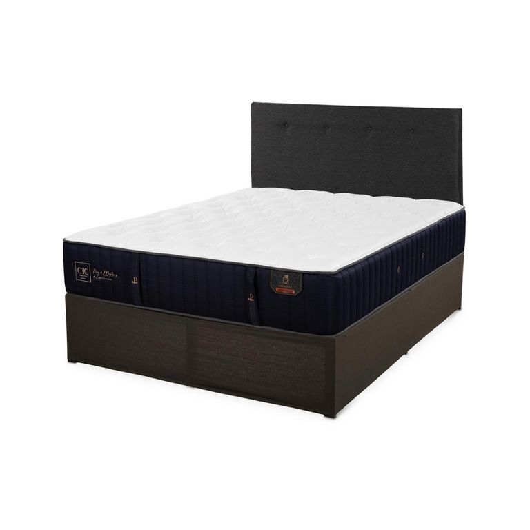Cama Iron Smart Premium 2 Pz Respaldo Bl + Faldon