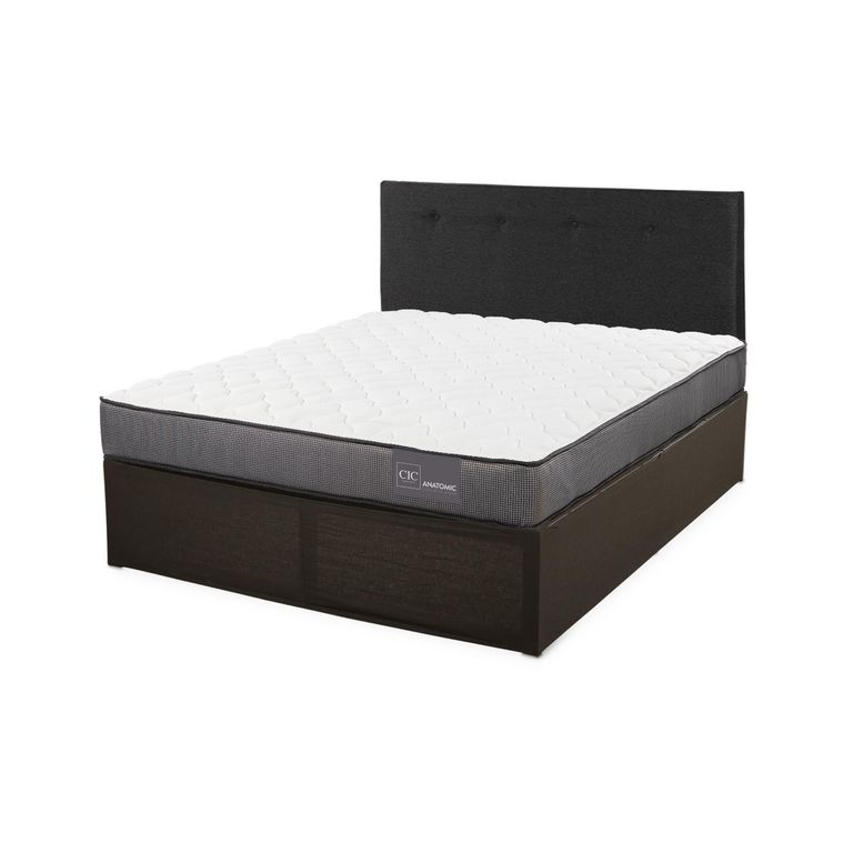 CIC Cama Iron Smart Anatomic 2 Pz Respaldo Bl + Faldon