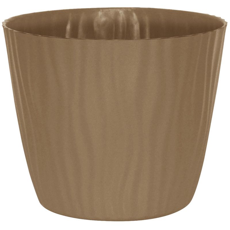REMBRE - Macetero con sistema autorregante reciclado 19 cm taupe