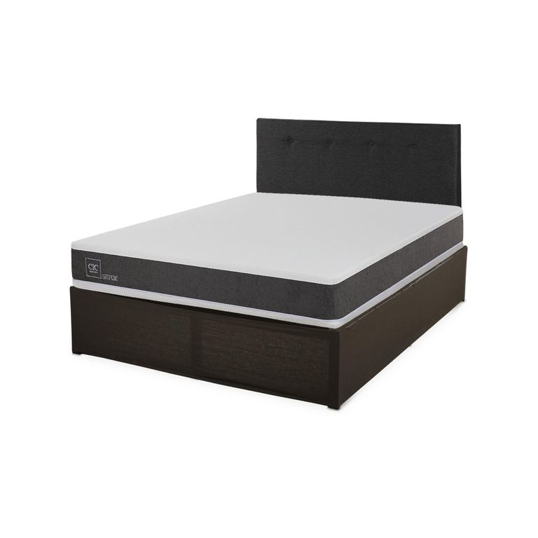 Cama Iron Smart Ortopedic 2 Pz Respaldp Bl + Faldon