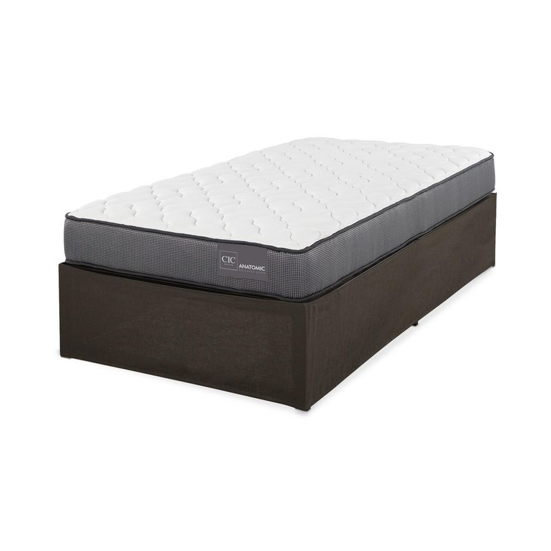 CIC - Cama Iron Smart Anatomic 1,5 pz + faldon