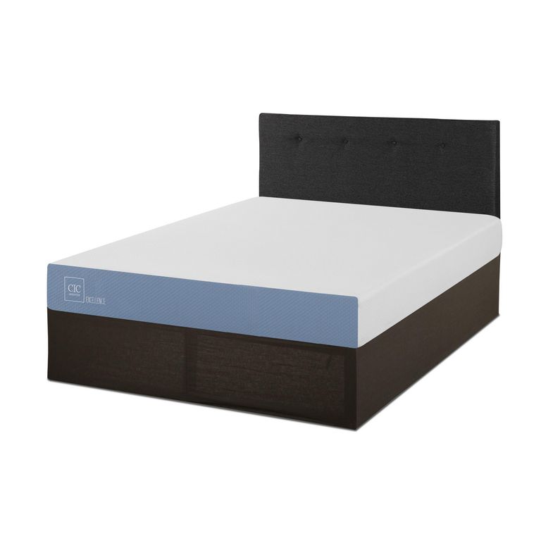 CIC Cama Iron Smart Excellence 2 Pz Respaldo Bl + Faldon