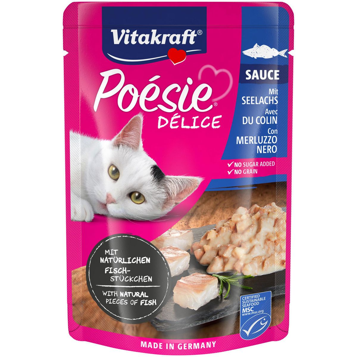 VITAKRAFT - Snack para Gato Todas las edades Pescado 0.085 kg
