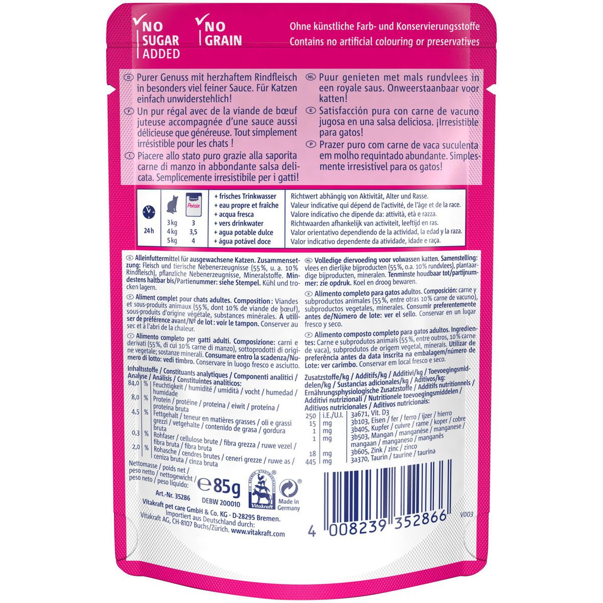 VITAKRAFT - Snack para Perro Todas las edades Carne 0.085 kg