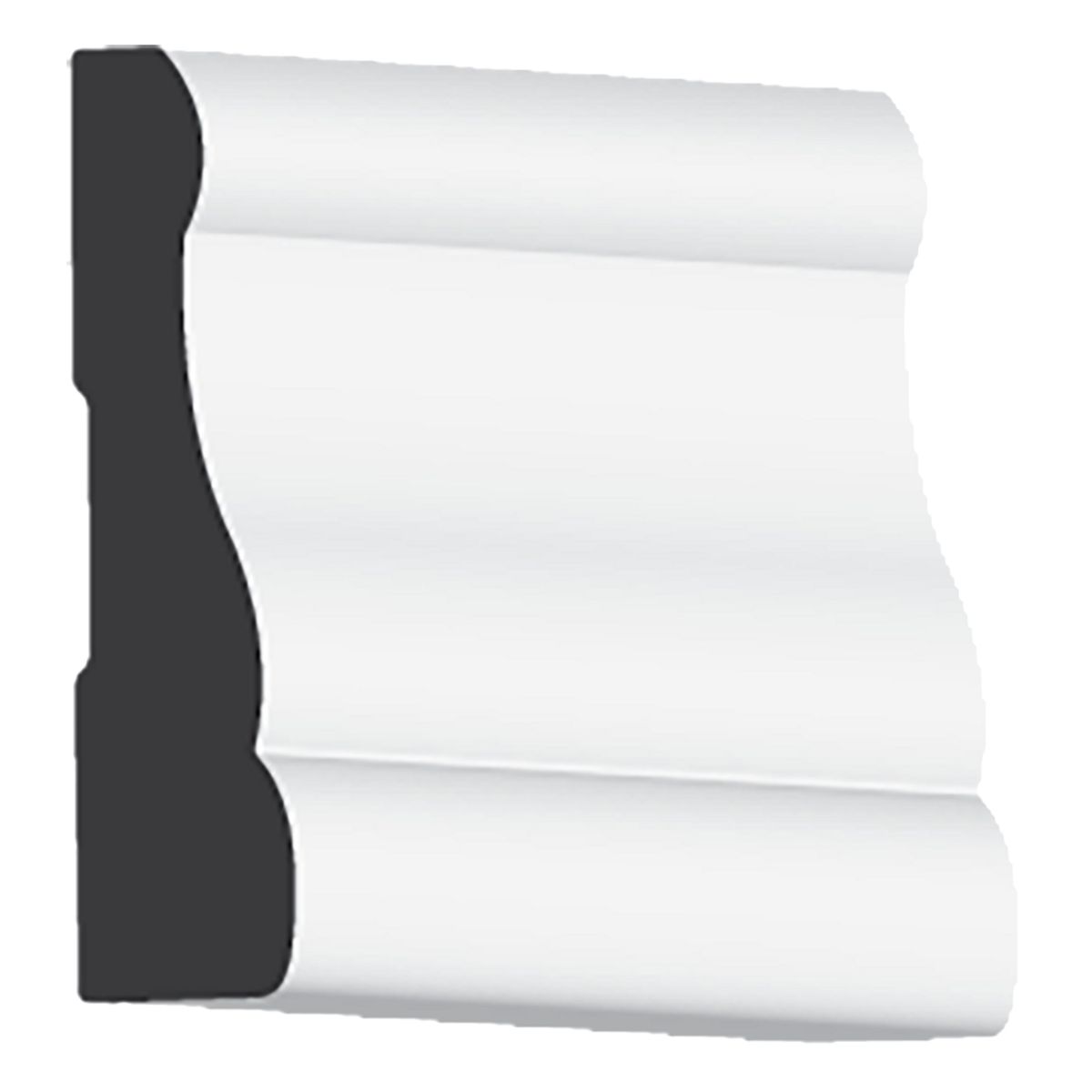 TIMBERMAC - Moldura Pilastra Pino Finger Blanco 15.8 mm 5.71x300 cm