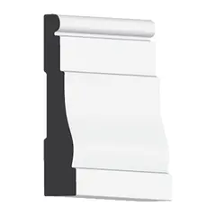 TIMBERMAC - Guardapolvo Pino Finger Blanco 16.6 mm 8.17x300 cm