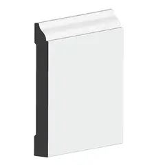TIMBERMAC - Guardapolvo Pino Finger Blanco 13.5 mm 10.71x300 cm