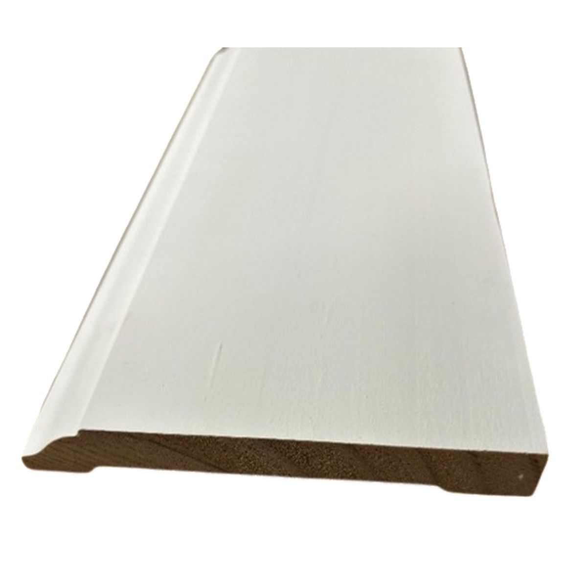 TIMBERMAC - Guardapolvo Pino Finger Blanco 13.5 mm 10.71x300 cm