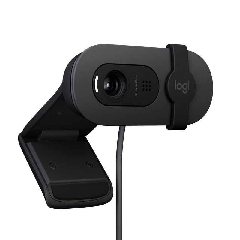 LOGITECH - Cámara web Full HD Brio 100 grafito