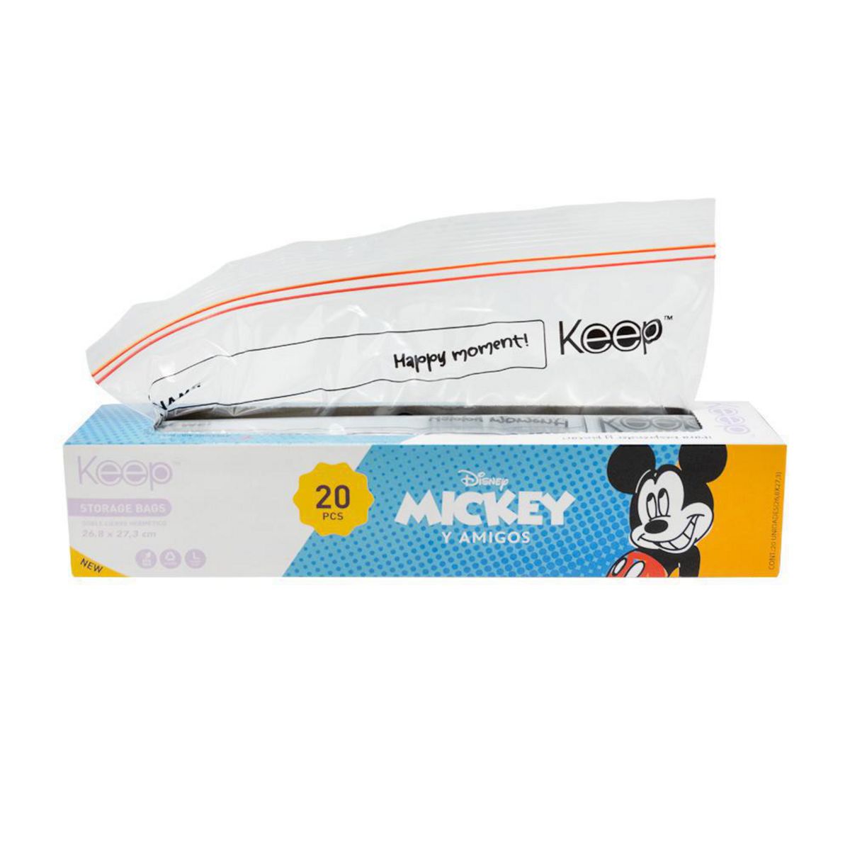 DISNEY - Bolsa Storage Minnie 20 unidades
