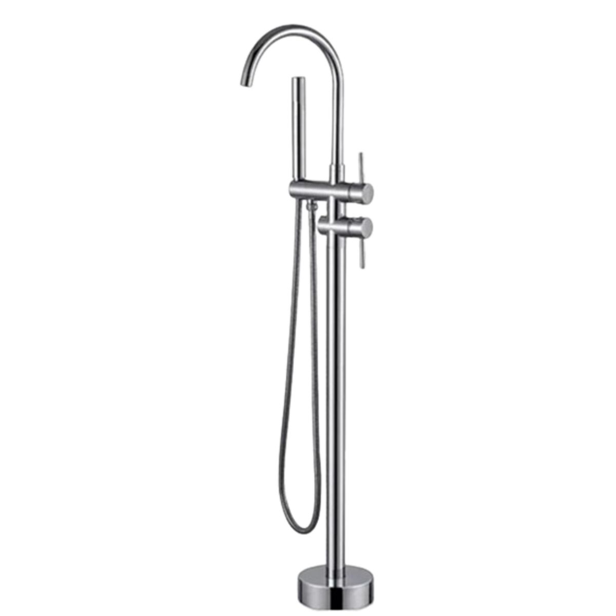 TEBISA - Monomando Pedestal de Tina Isla con Mango Ducha