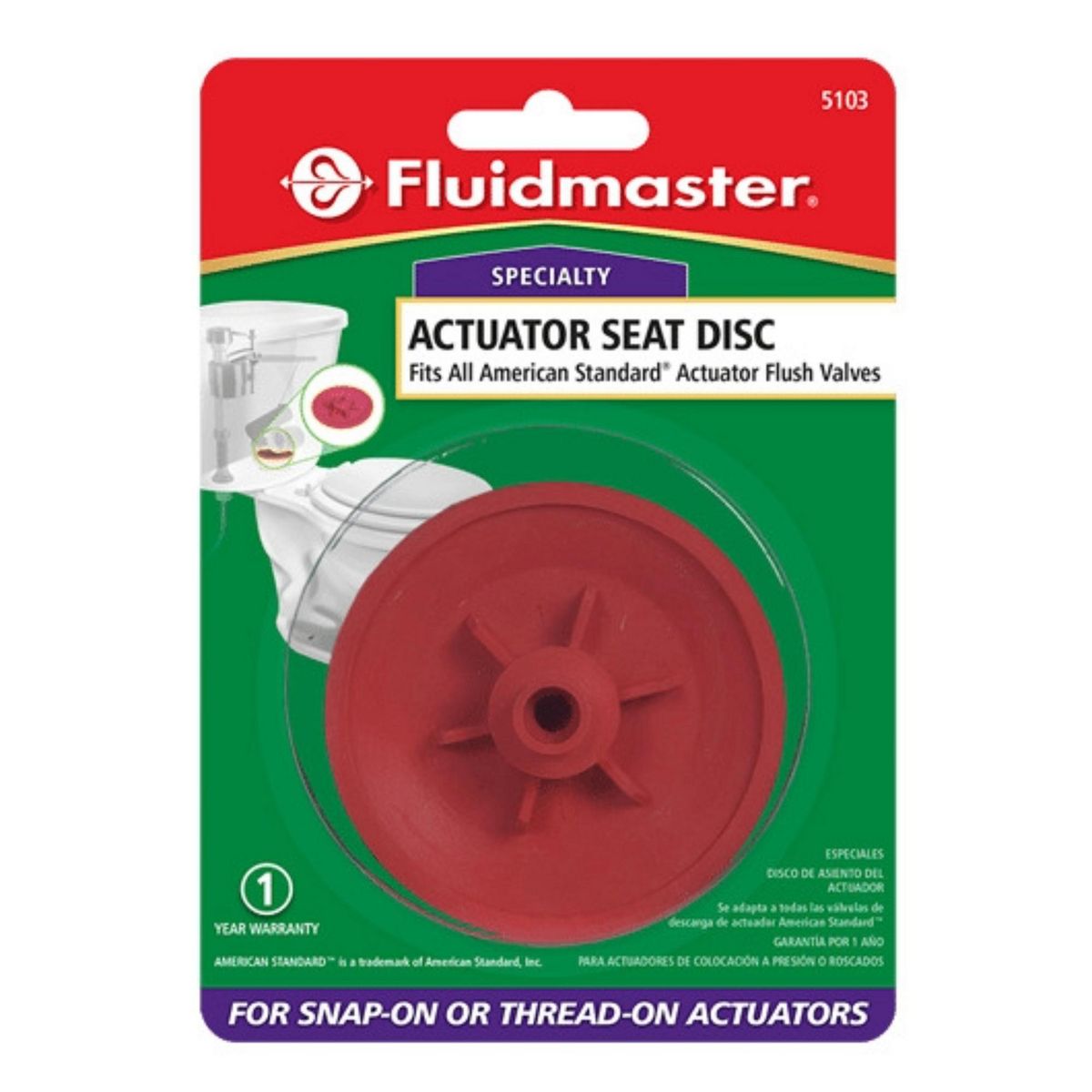 FLUIDMASTER - Flapper Válvula De Descarga Repuesto American Standard