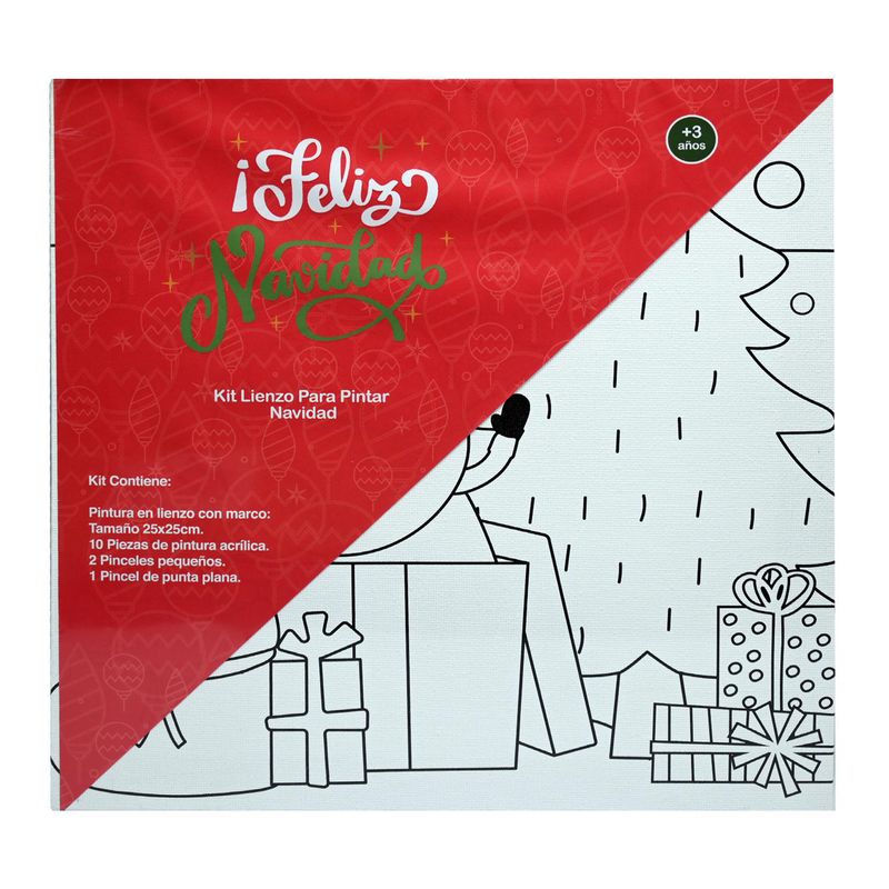 PRONOBEL - Kit lienzo para pintar navidad