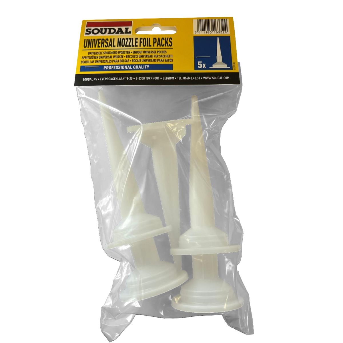 SOUDAL - Pack 5 Punteras Pistola Calafatera