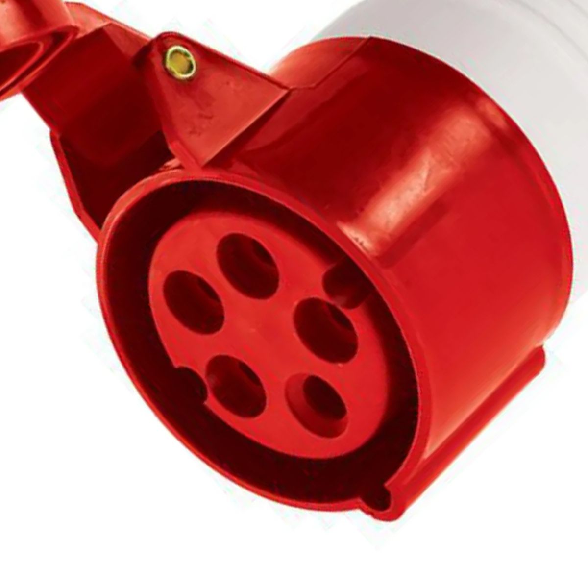 LEXO - Enchufe industrial hembra volante IP44, 32A, 380V, 3P+N+T