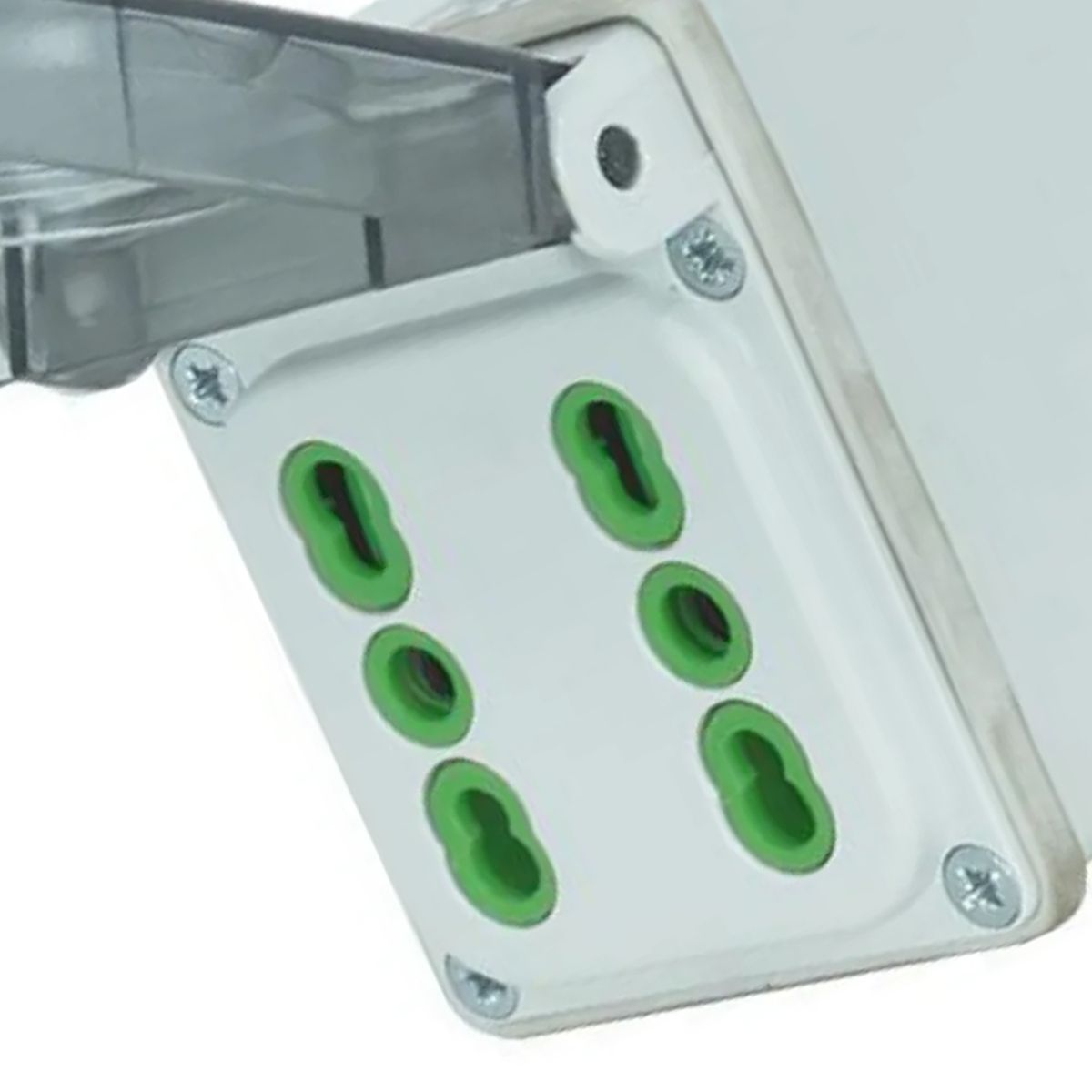 LEXO - Adaptador industrial IP44 2X 2P+T 10/16A 250V