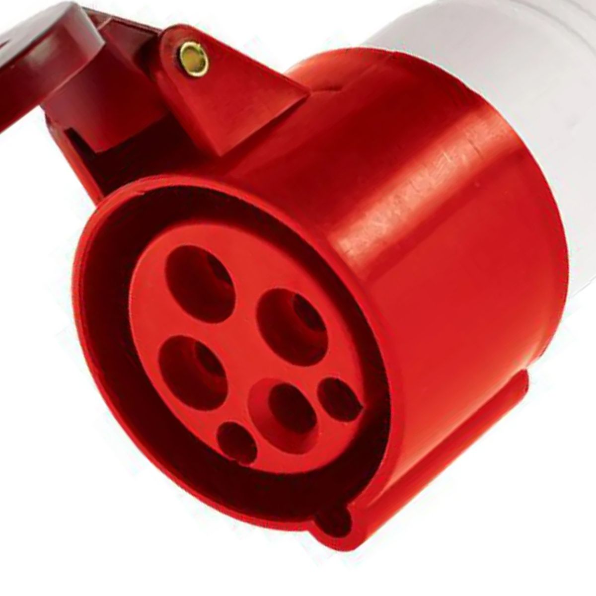 LEXO - Enchufe industrial hembra volante IP44, 16A, 380V, 3P+T