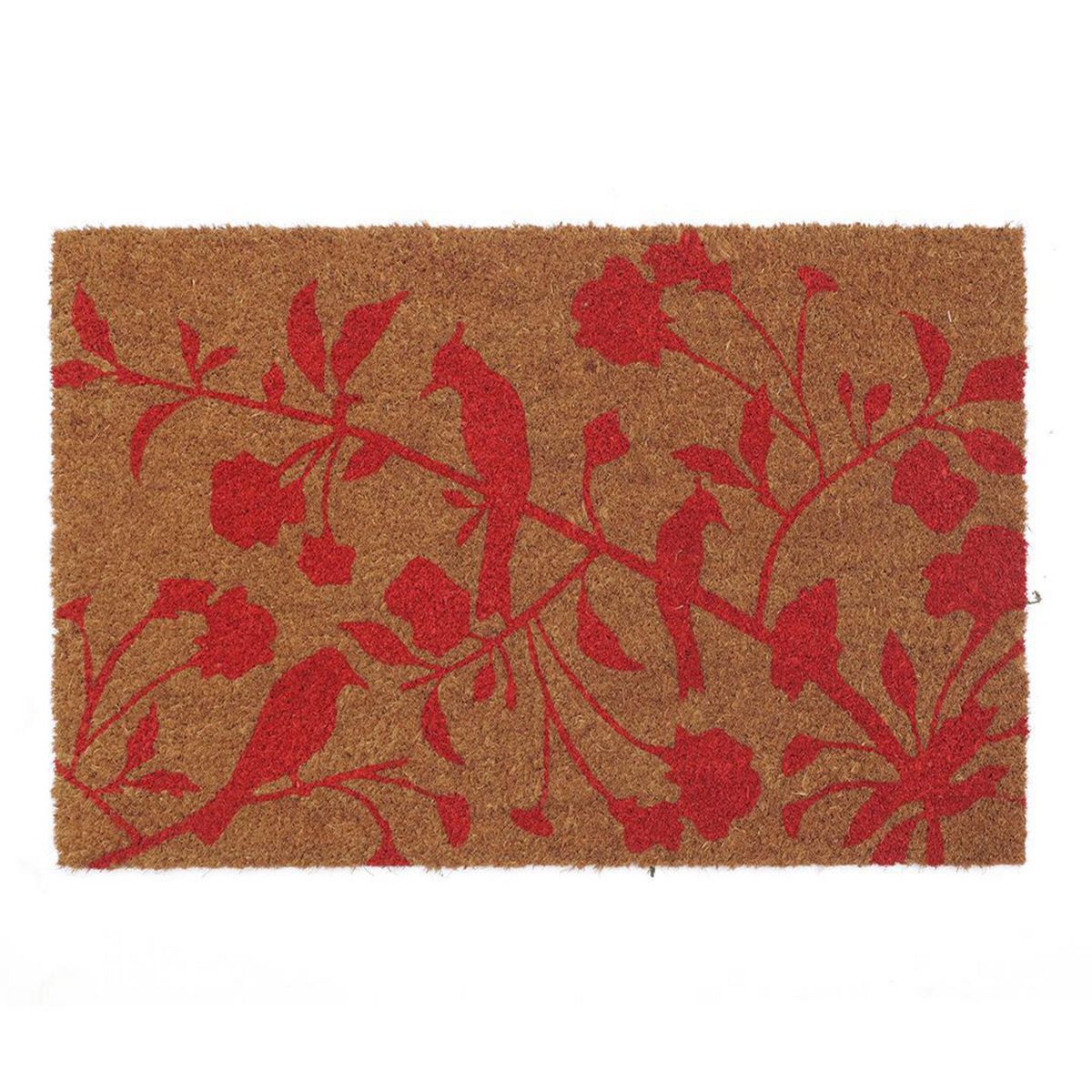 IDETEX - Limpiapiés Birds 60x120 cm Coco Café