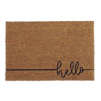 Limpiapies Hello 45x75 cm Coco Café