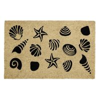 Limpiapies Shell 45x75 cm Coco Café