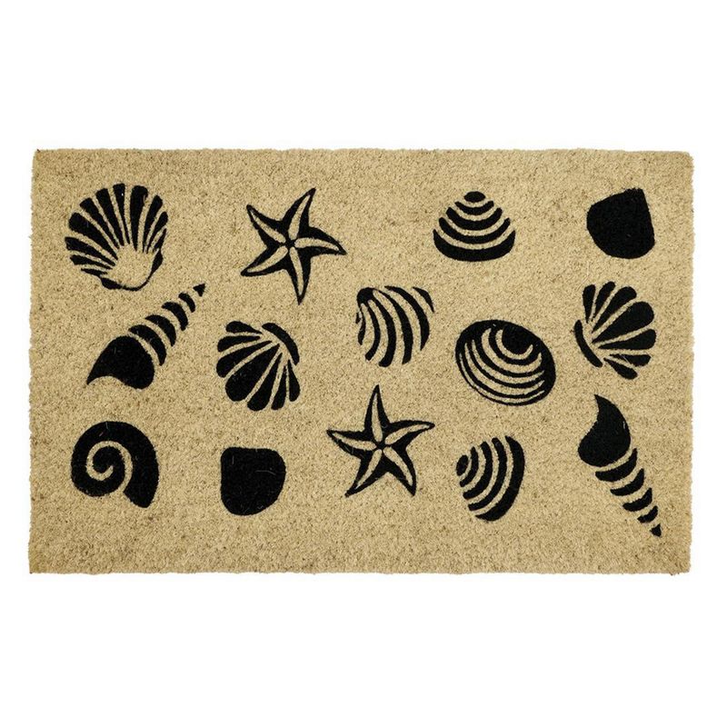 IDETEX - Limpiapiés Shell 45x75 cm Coco Café