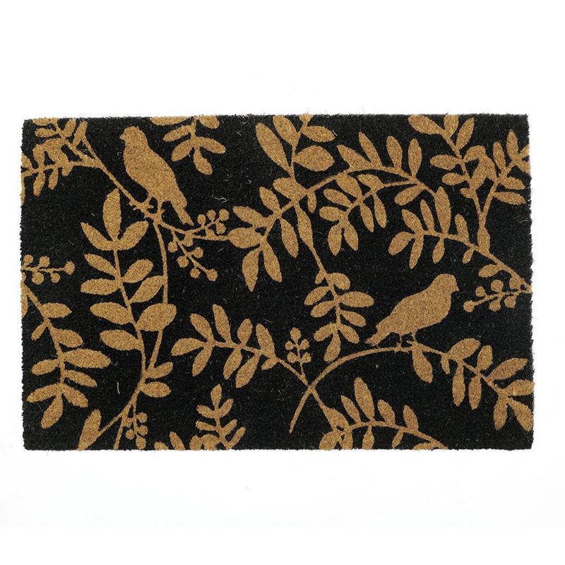 IDETEX - Limpiapiés Leaves 45x75 cm Café