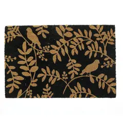 IDETEX - Limpiapiés Leaves 45x75 cm Café