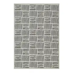 IDETEX - Alfombra Ibiza 160x230 cm Polipropileno Gris