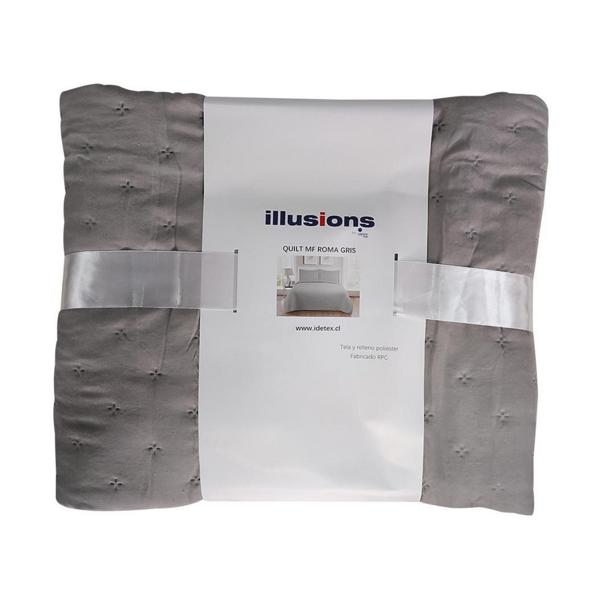 ILLUSIONS - Quilt King Roma Gris 