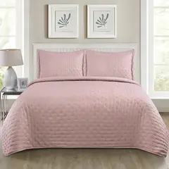 ILLUSIONS - Quilt 1.5 plazas Roma Rosa